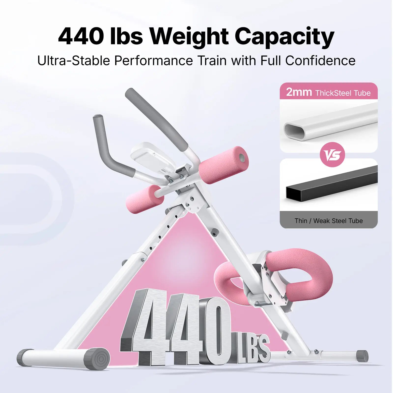¡Logra Tu Figura! Máquina Abdominal Plegable Ajustable con LCD