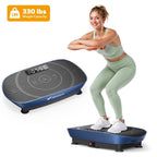 Members Vibration Plate | 330Lbs Max Load Lymphatic Drainage Postpartum Home Fitness